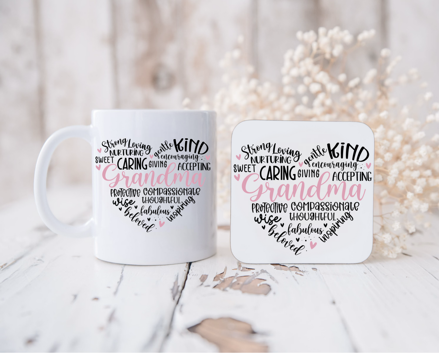 Female relation Mug and coaster set