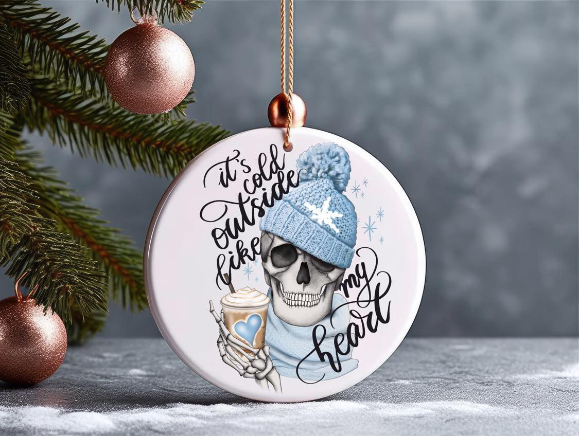 Christmas skull