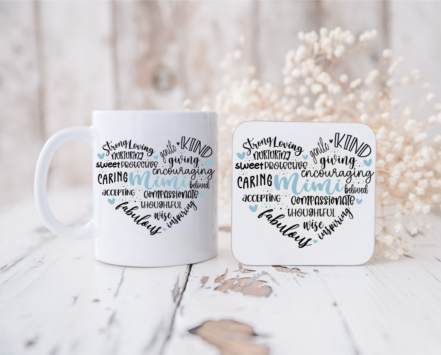 Female relation Mug and coaster set