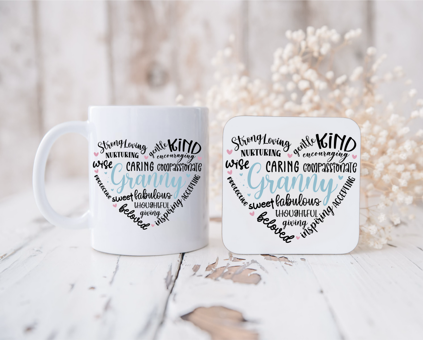 Female relation Mug and coaster set