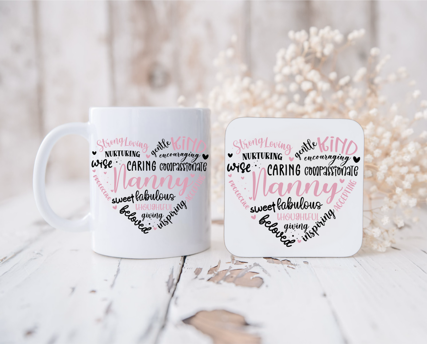 Female relation Mug and coaster set