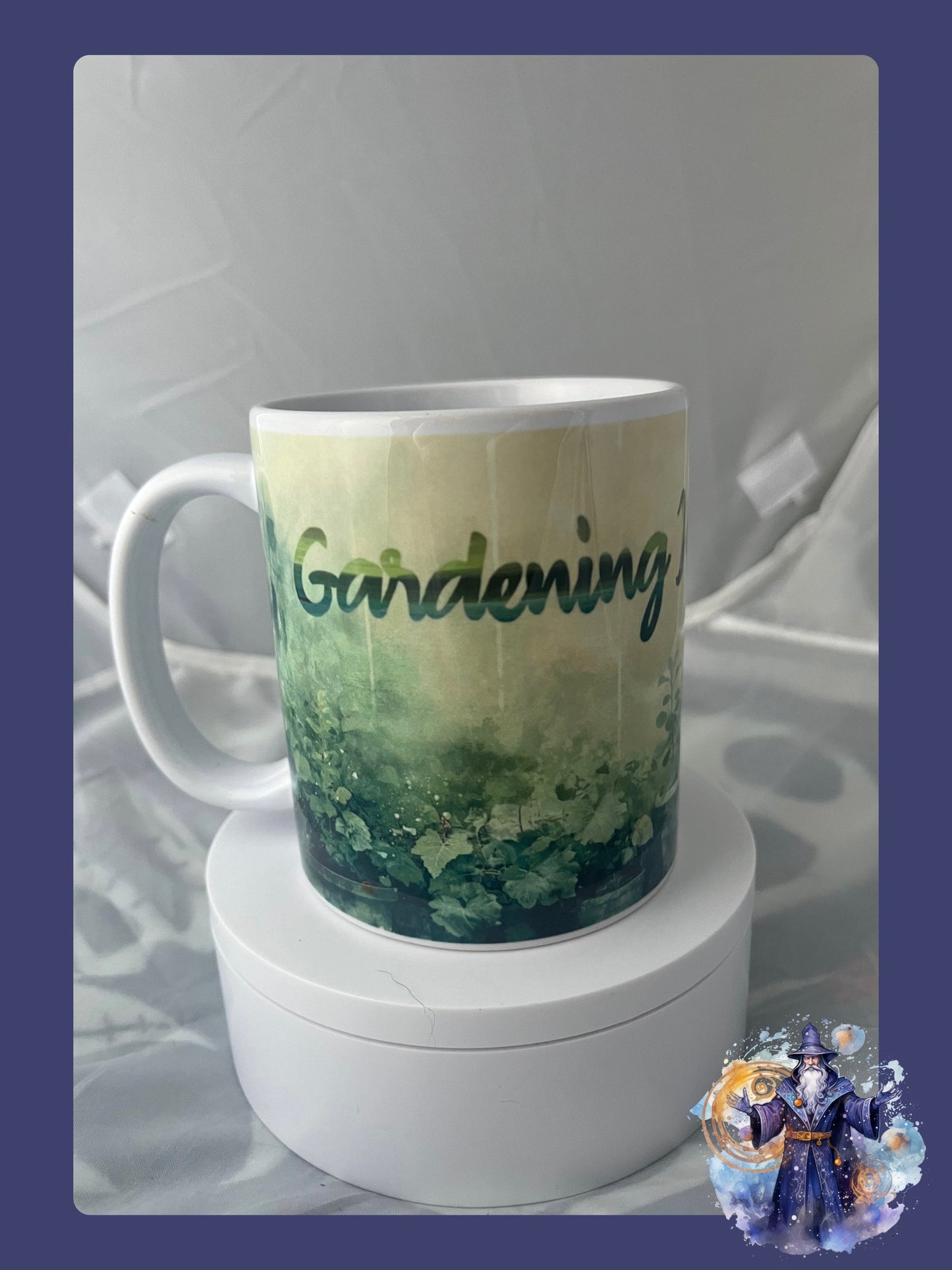 Gardening is my therapy mug and coaster