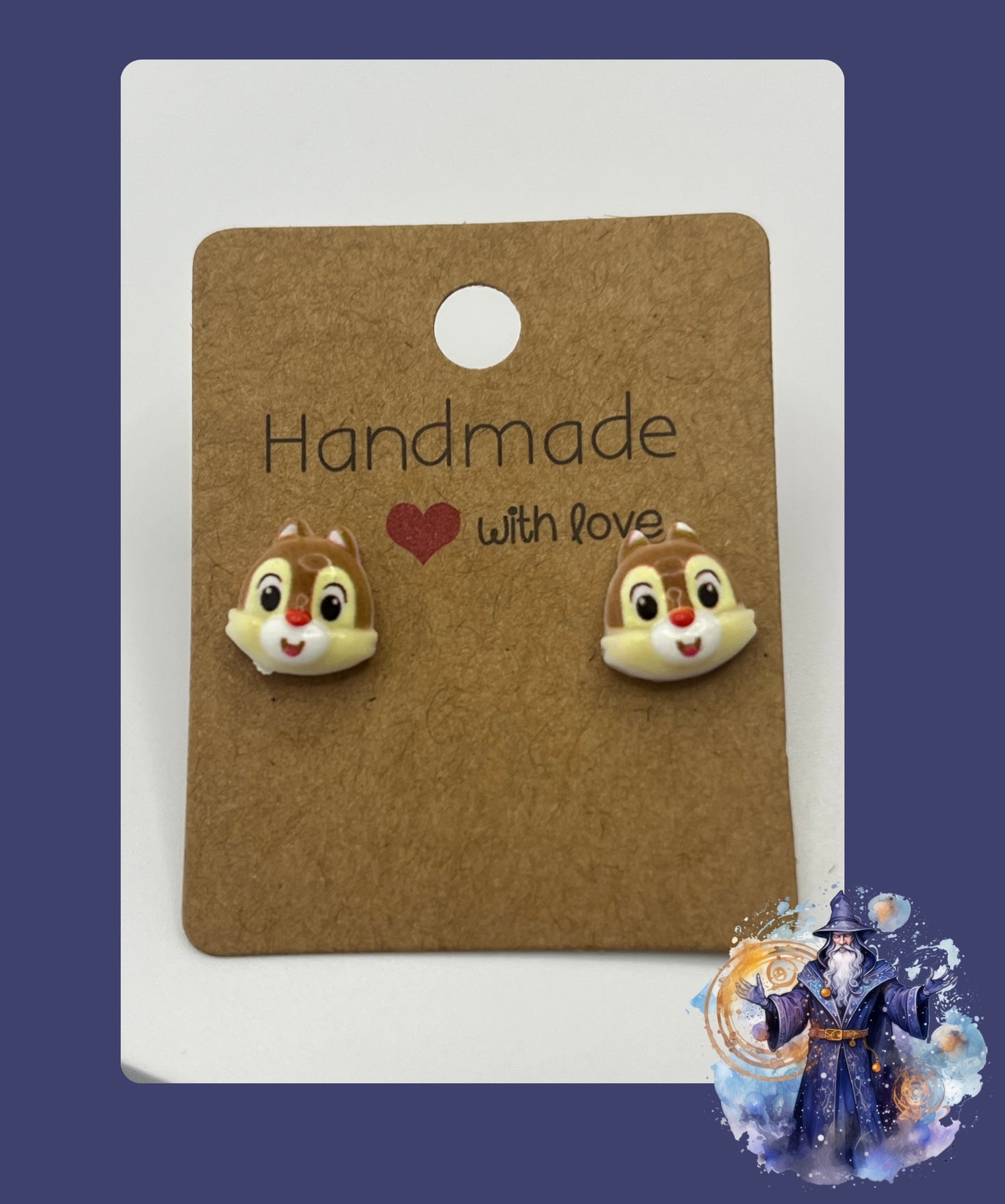 Cartoon stud earrings