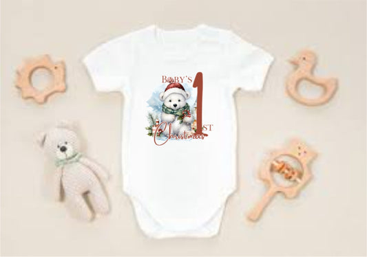 My first Christmas onesie