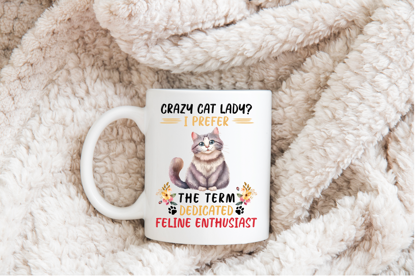 Funny cat mugs