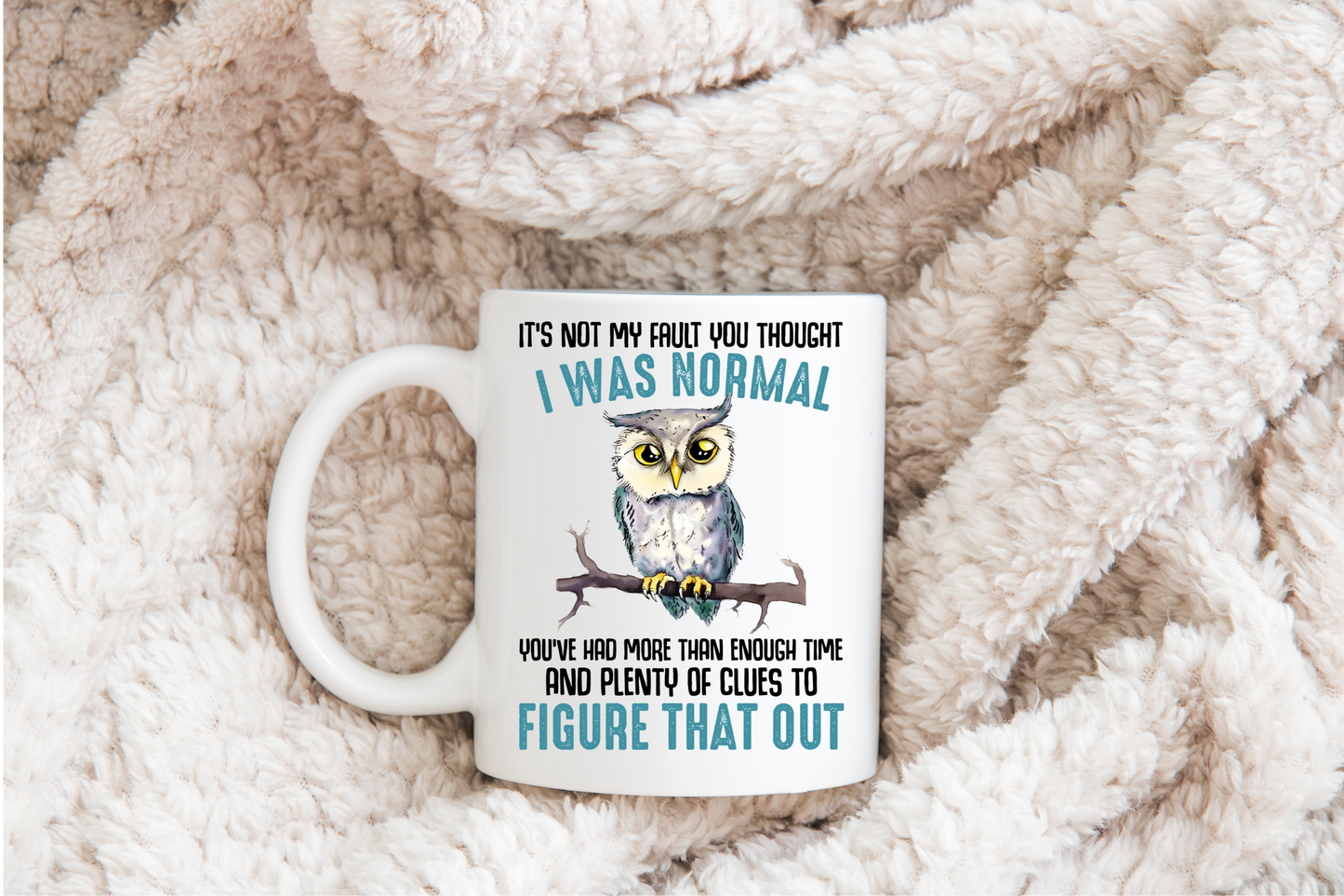 Funny owl mugs