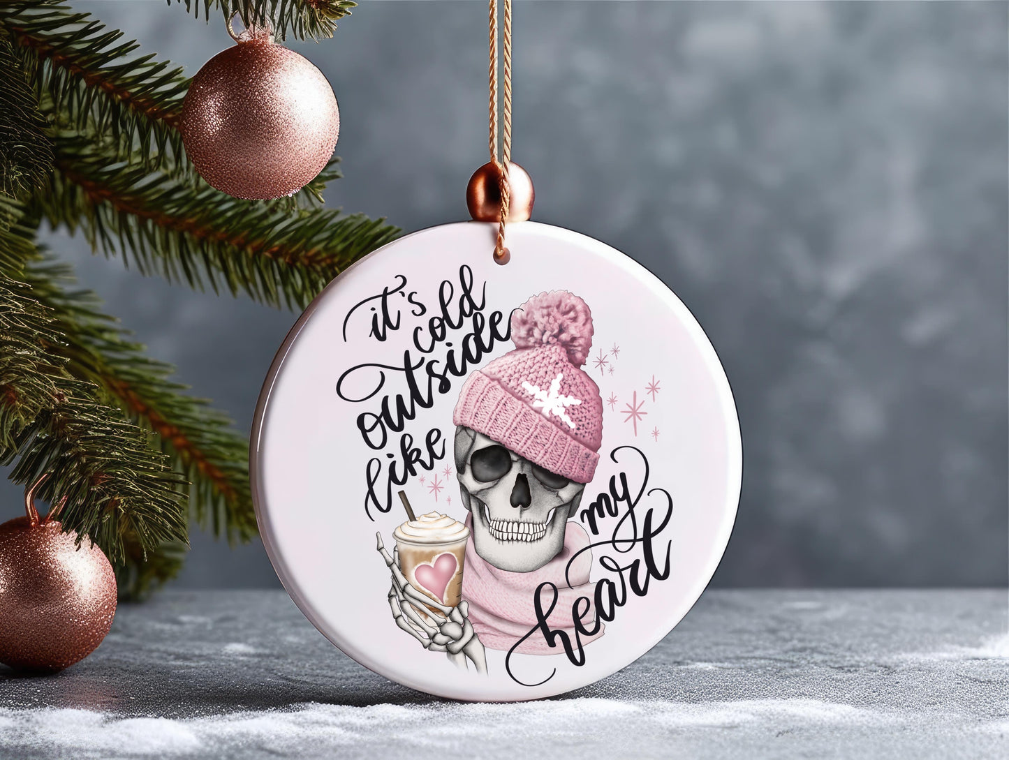 Christmas skull