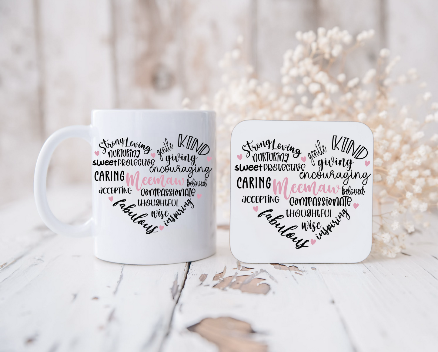 Female relation Mug and coaster set