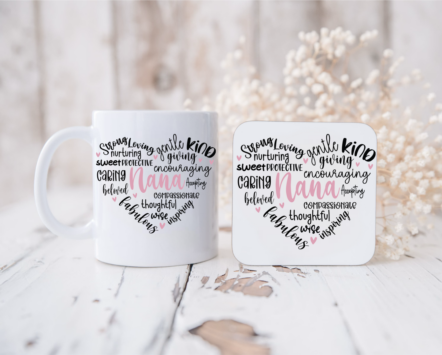 Female relation Mug and coaster set