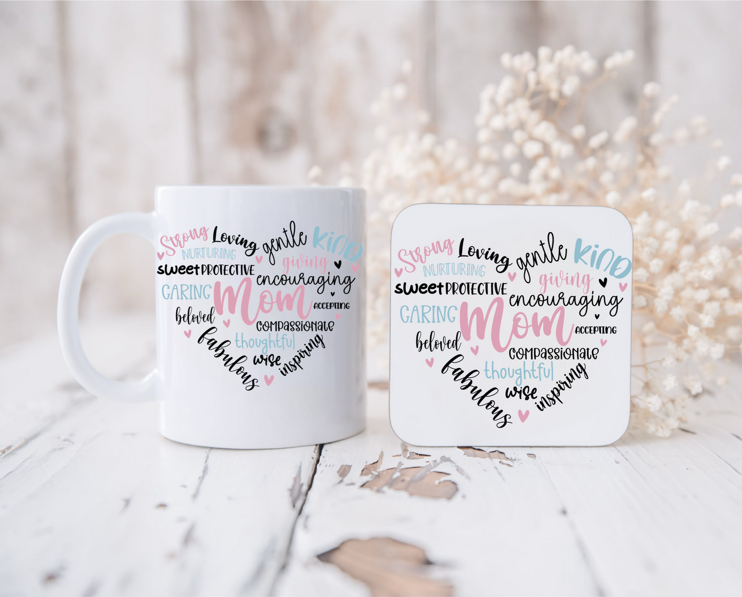 Female relation Mug and coaster set