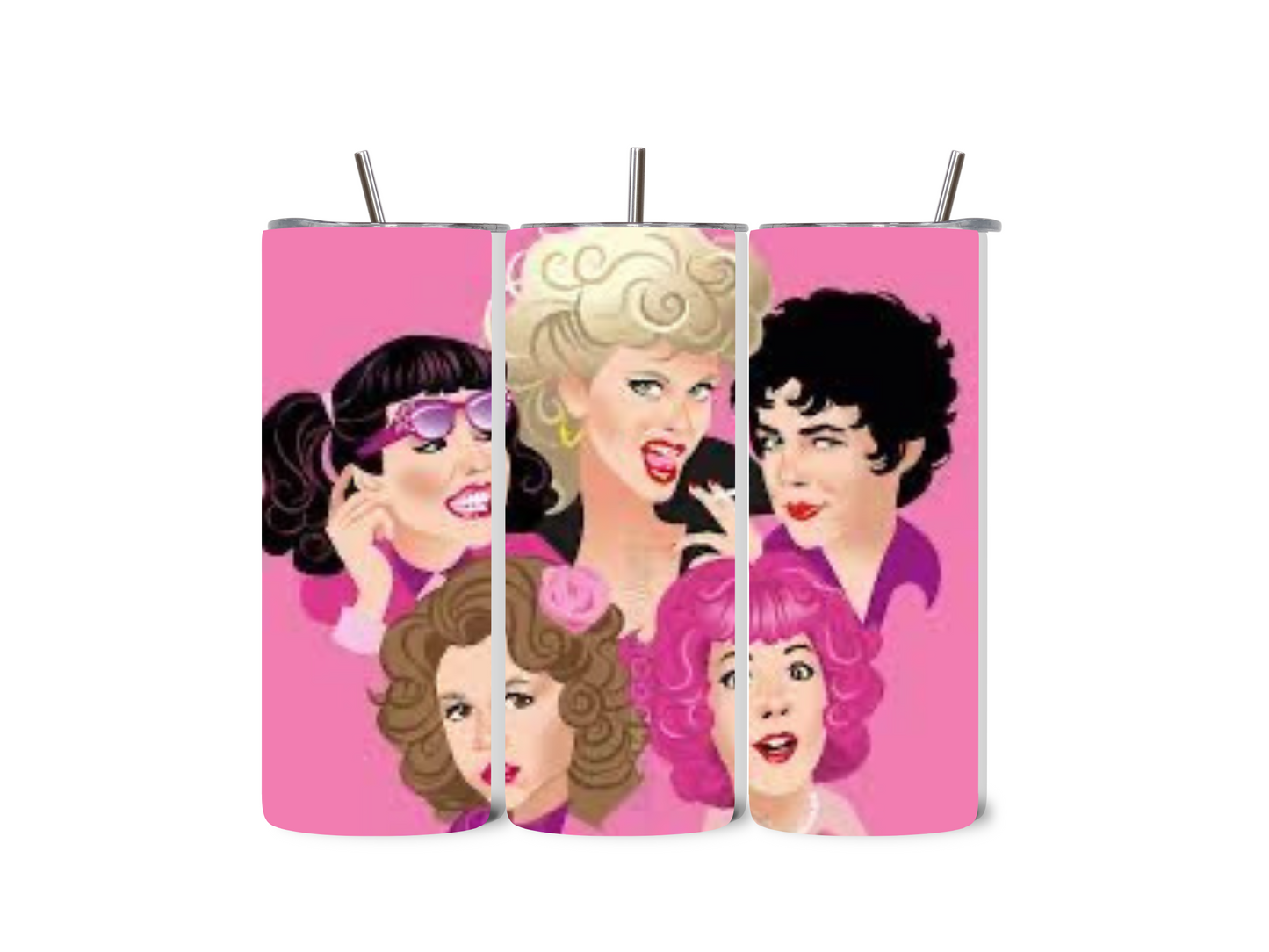 Pink ladies inspired tumblers