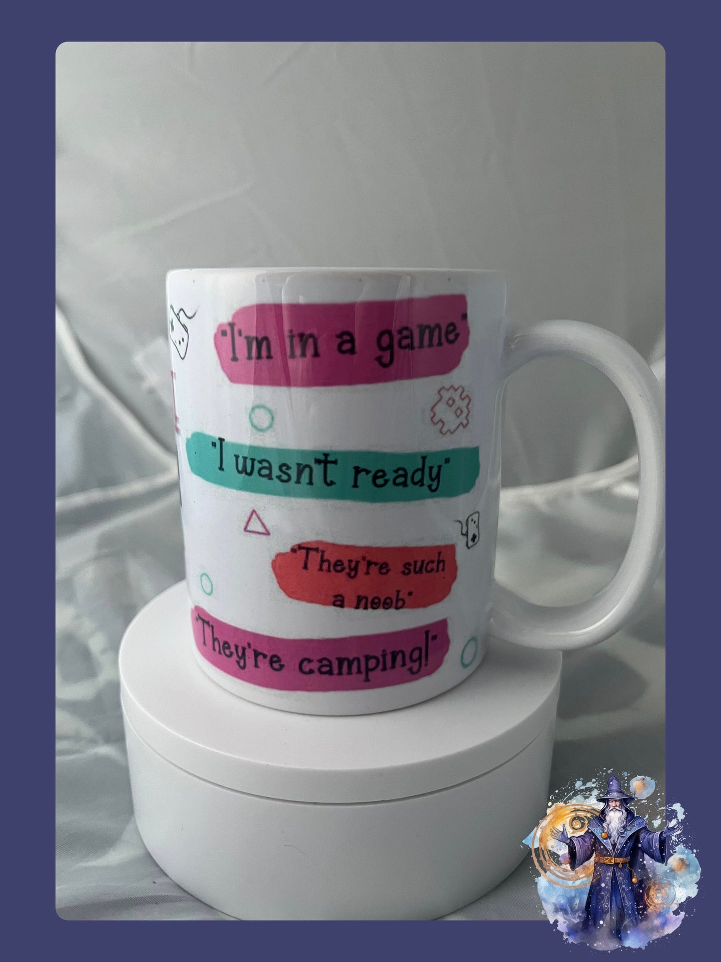 Ultimate gamer excuses mug and coaster set