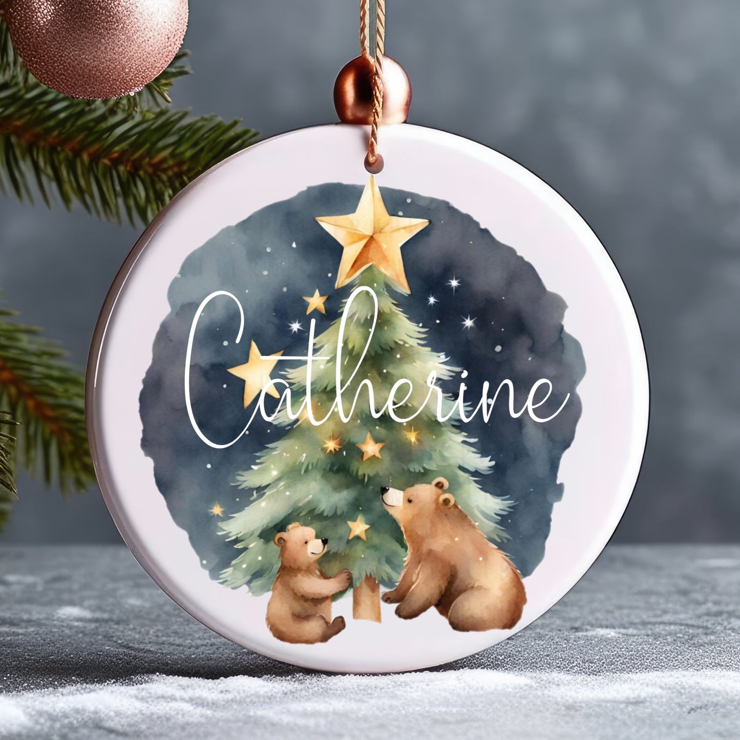 Personalised baubles