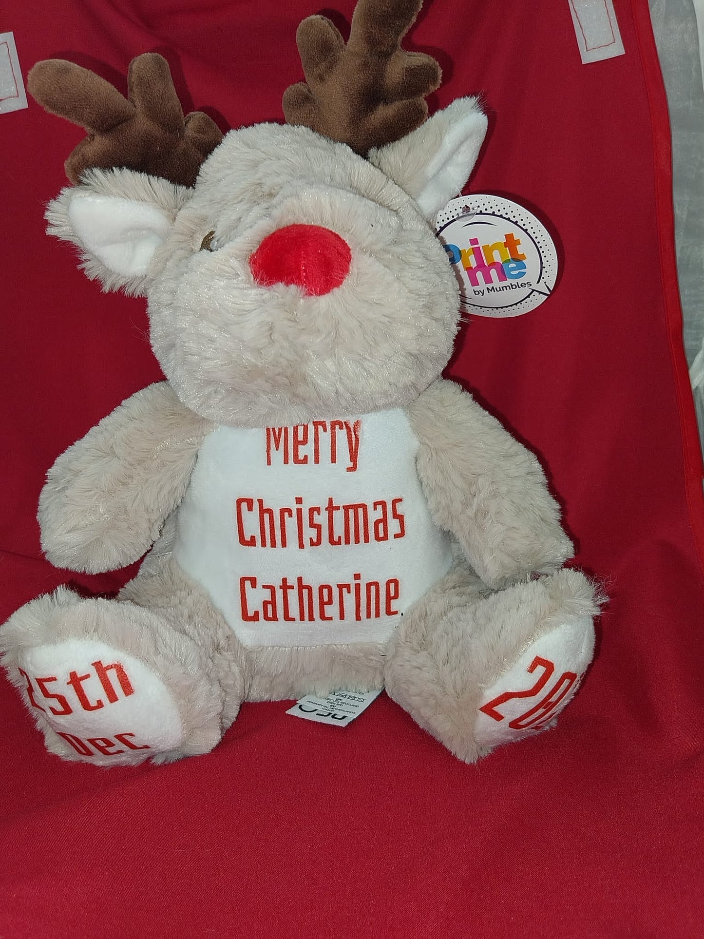 Personalised reindeer