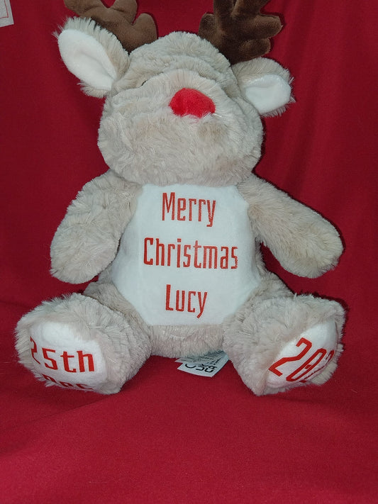 Personalised reindeer